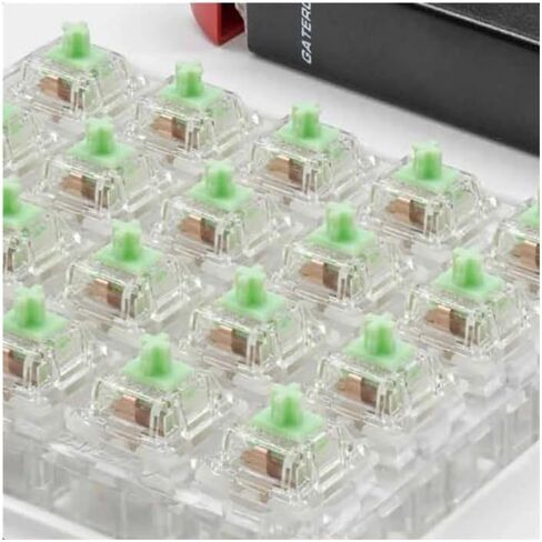 تبديل لوحة المفاتيح الميكانيكية اللمس التبديل 5Pin 59g مفاتيح ميكانيكية قابلة للتبديل السريع للوحة المفاتيح (70 قطعة) in Saudi Arabia