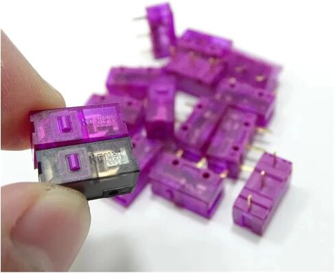 KaiLong Switch Purple Gold Dot 150 Millions Click Lifetime Black Transparent 100Millions Click Lifetime(Black Transparent) in Saudi Arabia