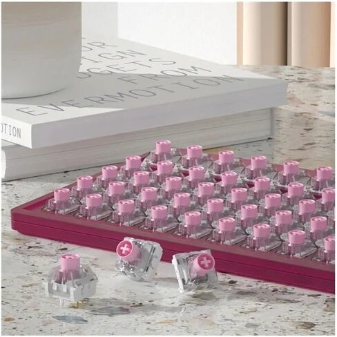 صندوق التبديل الصامت لوحة المفاتيح الميكانيكية التبديل مكتب الخطي SMD MX 3Pin مفاتيح مبادلة ساخنة (70 قطعة) in Saudi Arabia