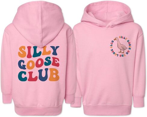 Silly Goose Club Front and Back Kids Hoodie Sweatshirt Toddler in Saudi Arabia