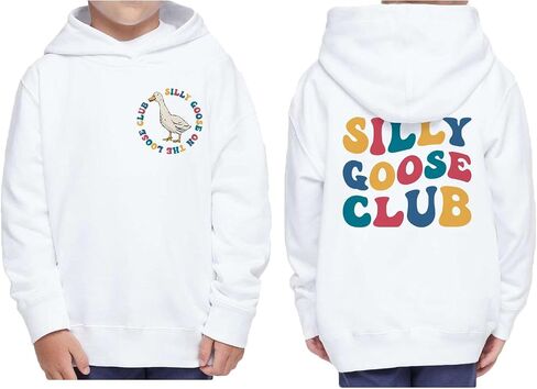 Silly Goose Club Front and Back Kids Hoodie Sweatshirt Toddler in Saudi Arabia