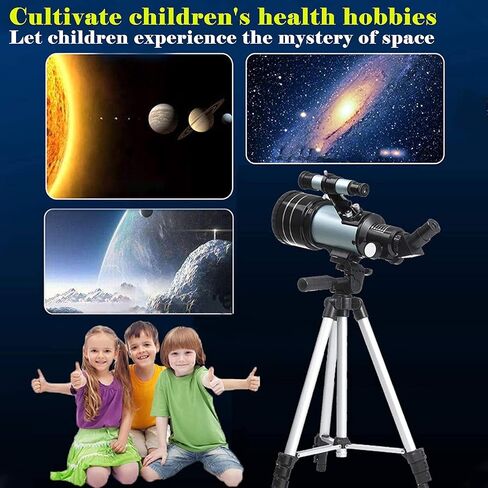 Monoculars for Adults High Power, Astronomical Telescope for Kids Adults, Beginners Professional telescopes, 70mm Aperture Astronomical Refractor Travel Telescope with Tripod Binoculars in Saudi Arabia