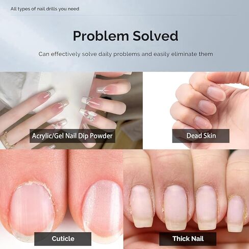 100 PCS Nail Drill Bit Portable Nail File Polishing Tool Nail Art Pedicure Set for Home Salon Manicure Pedicure Set,Wine red in Saudi Arabia