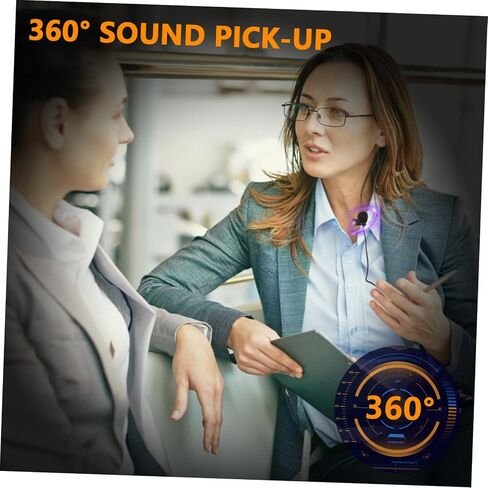 5pcs Clip Phone Microphones for Recording Professional Lavalier Mics for Video Chat Teaching Interviews Compatible Laptops Smartphones Design Black in Saudi Arabia