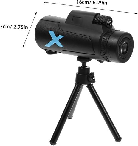 NUOBESTY High-Power Monocular Telescope for Adults with Tripod and Smartphone Adapter Portable Bird Watching Tool for Outdoor Wildlife Observation and Space Compact Handheld Zoom Lens for in Saudi Arabia