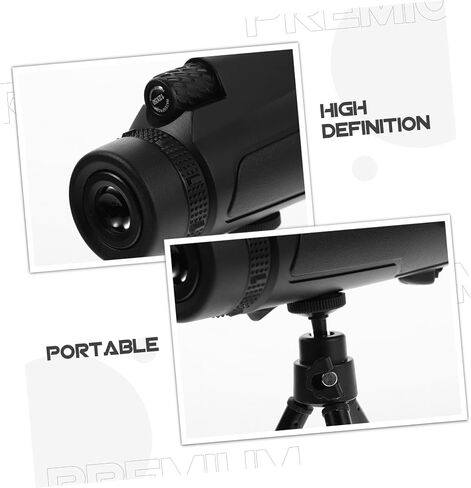 NUOBESTY High-Power Monocular Telescope for Adults with Tripod and Smartphone Adapter Portable Bird Watching Tool for Outdoor Wildlife Observation and Space Compact Handheld Zoom Lens for in Saudi Arabia