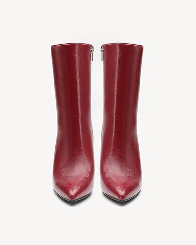 NEWBELLA Women's British Style Ankle Boots - Fashionable Vegan Leather Short Boots, Versatile Chunky Heel Booties for Everyday Wear in Saudi Arabia