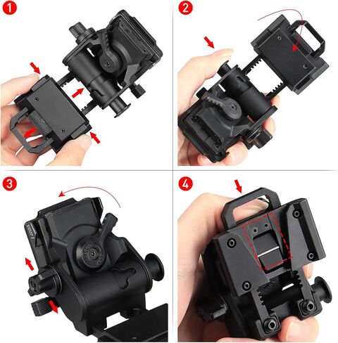 نظارات الرؤية الليلية NVG Mount for L4G24 Metal Helmet Mount PVS15/18 in Kuwait