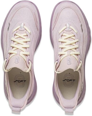 LI-NING Soft Cool 2 حذاء نسائي كاجوال مريح عصري للارتفاع زيادة حذاء الترفيه AGLV010 in Saudi Arabia