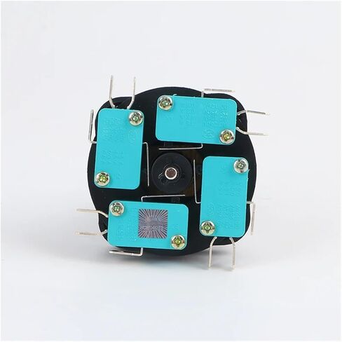 30mm Joystick Switch Momentary Monolever 4NO 4NC 4 Position Reset Spring Latching Wobble Stick Cross Switch(HKF4-11-4L Momentary) in Saudi Arabia