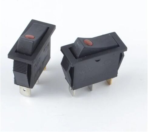 AC 16A 250V 3 Pin SPDT KCD3 ON-Off 3 Position Boat Rocker Switch red Heater Heating Table Power Switch(5PCS) in Saudi Arabia