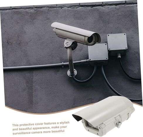 TEHAUX Outdoor Camera Rain Cover Dustproof Security Camera Box Housing Aluminum Alloy Protector Case for CCTV Surveillance in Saudi Arabia