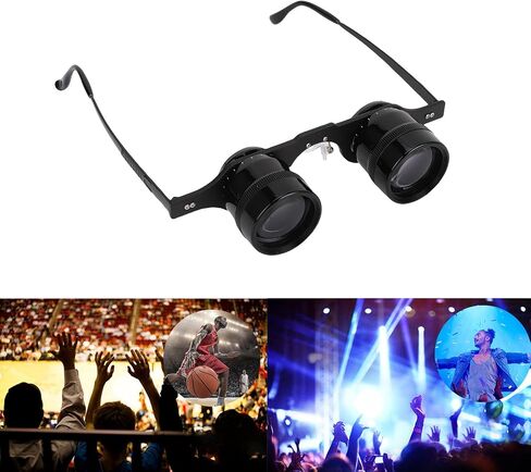 نظارات VBESTLIFE لصيد الأسماك مقاس 10x34، نظارات كسولة بدون استخدام اليدين خفيفة الوزن لصيد الأسماك ومشاهدة الطيور والأوبرا ومشاهدة المعالم السياحية (وردي) in Saudi Arabia