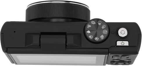 5K Digital Camera with 18X Optical Zoom, 75MP Vintage Digital Camera with Auto Focus, 5k Camera with flip Screen, 5K Video & Smile Detection, Fits for Travel Vlogging (Black) in Saudi Arabia