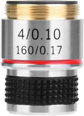 Ymiko Aluminum Alloy Optical Lens Achromatic Objective Lens with a Compact Length of 30.5mm for Biological Studies and lab Work in Saudi Arabia