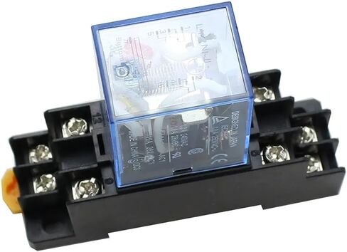 10set AC/DC 12V 24V 36V 48V 110V 220V Coil Power Relay LY2NJ with Socket(DC,12V) in Saudi Arabia