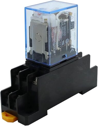 10set AC/DC 12V 24V 36V 48V 110V 220V Coil Power Relay LY2NJ with Socket(DC,12V) in Saudi Arabia