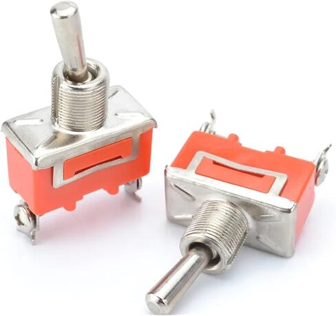E-TEN1021 2-Pin SPST 2 Terminal ON-Off 15A 250V تبديل التبديل البرتقالي (E-TEN1021) in Saudi Arabia