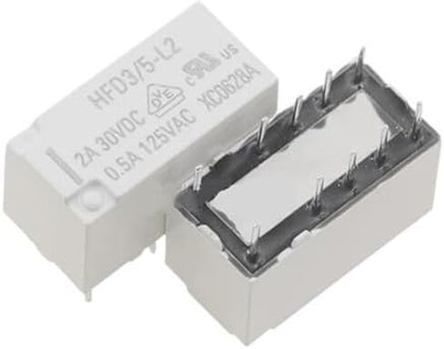 5 قطعة التتابع HFD3/5 12 24-L2 HFD3-5-L2S HFD3-12-L2SR HFD3-24-L2SR 2A 10Pin DIP SMD 5V 12V 24V إشارة التتابع (HFD3-24-L2S) in Saudi Arabia