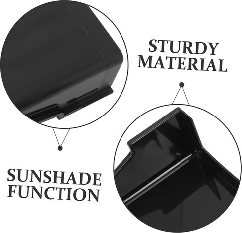 Gatuida Weatherproof Camera Rainproof Guard with Sunshade Durable Plastic Outdoor Protective Cover Easy Installation Security Camera Accessory for Lens Glare and in Saudi Arabia