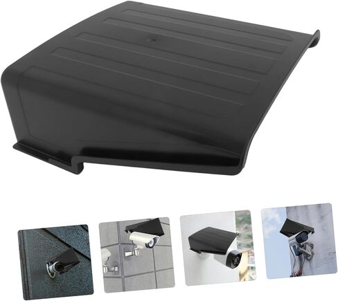 Gatuida Weatherproof Camera Rainproof Guard with Sunshade Durable Plastic Outdoor Protective Cover Easy Installation Security Camera Accessory for Lens Glare and in Saudi Arabia