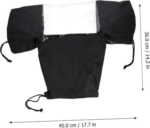 DSLR Camera Rain Cover with Adjustable Sleeves and Ultra Window Windproof Protector for Photography in Rain Snow Dust and Sand Compatible with DSLR Cameras and Lenses in Saudi Arabia