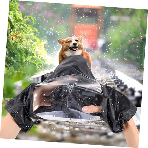 Artibetter Camera Rain Cover for DSLR and Digital Cameras Windproof and Dustproof Protective Raincoat Sleeve Outdoor for Rain Snow Sand and Salt Spray Black in Saudi Arabia