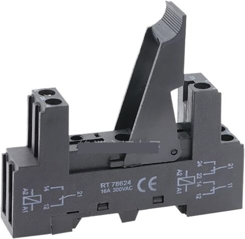 Relay Base RT78624 RT78625 RT78627 14F-2Z-C2 Matching G2R-2 JQX-14F-2 HF115F 14F-1Z-C2 5 8 Holes Socket(RT78624) in Saudi Arabia