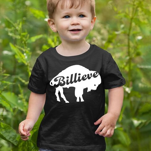 Billieve Bills Mafia Toddler T-Shirt, Soft Cotton in Saudi Arabia
