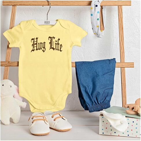 Brisco Brands Hug Life Tattoo Letters Font مضحك رومبير للأطفال الأولاد والبنات in Saudi Arabia