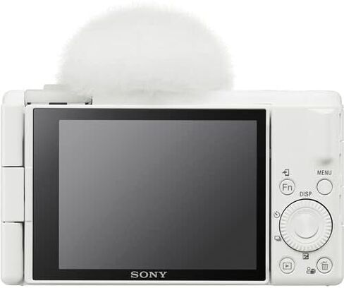 حزمة كاميرا تسجيل الفيديو Sony ZV-1F (أبيض) + حزمة ملحقات ممتازة تتضمن ذاكرة فائقة سعة 64 جيجابايت، وحقيبة. المرشحات ووحدات الماكرو وإضاءة LED وبرامج الصور والفيديو والمزيد (32 قطعة) in Saudi Arabia
