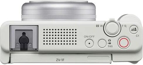 حزمة كاميرا تسجيل الفيديو Sony ZV-1F (أبيض) + حزمة ملحقات ممتازة تتضمن ذاكرة فائقة سعة 64 جيجابايت، وحقيبة. المرشحات ووحدات الماكرو وإضاءة LED وبرامج الصور والفيديو والمزيد (32 قطعة) in Saudi Arabia