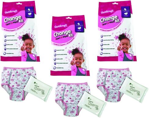 Handcraft Baby-Boys 3-Pack Emergency Kit with Underwear + Wipes for Boy Or Girl in Saudi Arabia