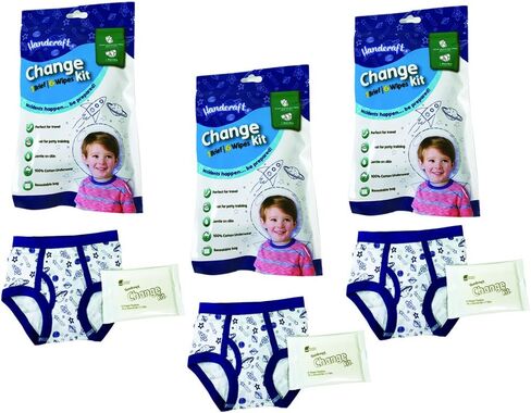 Handcraft Baby-Boys 3-Pack Emergency Kit with Underwear + Wipes for Boy Or Girl in Saudi Arabia