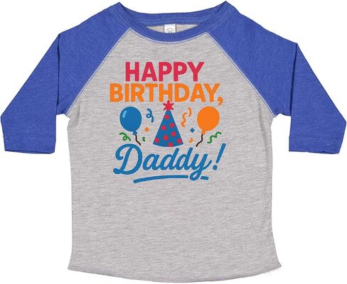 inktastic Happy Birthday Daddy Celebration Toddler T-Shirt in Saudi Arabia