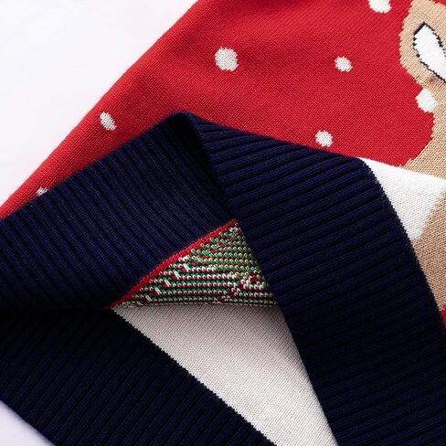 Kids Ugly Sweater Boy Girl Christmas Sweater Santa Long Sleeve Knit Xmas Pullover Reindeer Clothes 3-7 Years in Saudi Arabia