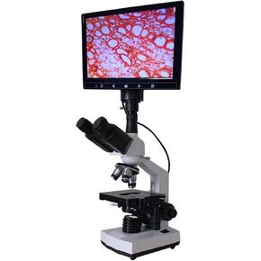 Microscopes 400X 7 Inch HD Monocular Biological Microscope Digital Microscope Laboratory Microscope for School Laboratory Science Education in Saudi Arabia