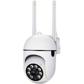 1080P Outdoor Wired WiFi PTZ Security Camera, 2.4GWiFi, Auto Tracking, 2 Way Audio, Spot Night Vision, SD Card & Cloud Storage, Indoor/Outdoor CCTV Camera for Baby/Elderly in Kuwait