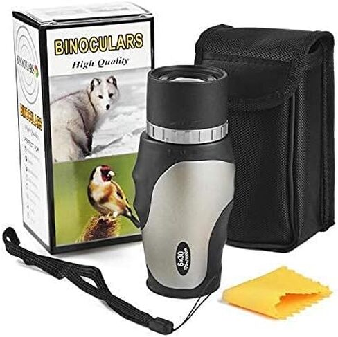 Monoculars for Adults High Power, Mini 6X30 Monocular Powerful Large Eyepiece Telescope Long Range Binoculars Monocular for Camping Binoculars in Saudi Arabia