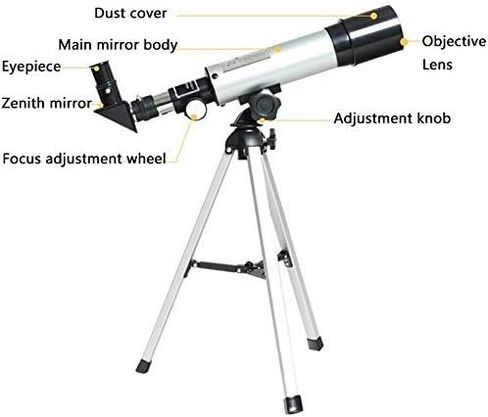 Monoculars for Adults High Power, Astronomical Telescope, 360/50mm Refractor Telescope 90X Lens Monocular Telescope with Tripod for Beginners Kids Sky Stars Watching Binoculars in Saudi Arabia