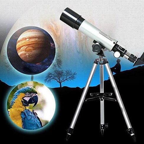 Monoculars for Adults High Power, Astronomical Telescope, 360/50mm Refractor Telescope 90X Lens Monocular Telescope with Tripod for Beginners Kids Sky Stars Watching Binoculars in Saudi Arabia