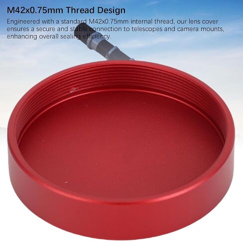 Gugxiom M42x0.75mm Telescopes Lens Cap, Aluminum Alloy Telescope Eyepiece Cover, Telescope Lens Cover for M42 Threaded Telescopes, Zoom Eyepieces, Camera Mounts in Saudi Arabia