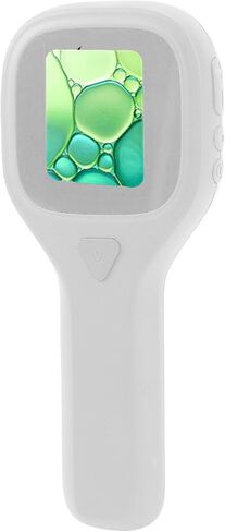 EBTOOLS 500X مجهر رقمي محمول، كاميرا 2 ميجابكسل، شاشة 2.0 بوصة واسعة الألوان، مصابيح LED قابلة للتعديل، عدسة مكبرة رقمية محمولة، نقل الكمبيوتر في الوقت الحقيقي، تسجيل عالي الدقة (أبيض) in Saudi Arabia