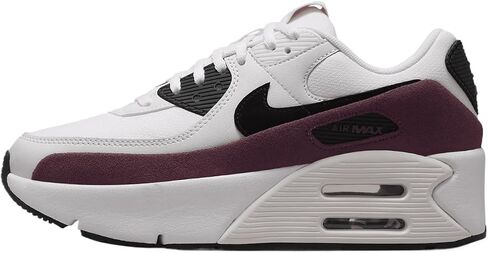 حذاء Nike Air Max 90 LV8 للنساء (FD4328-107، شراعي/ليلي كستنائي/فانتوم/أسود) مقاس 10 in Saudi Arabia