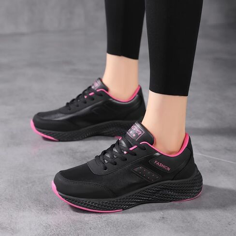 Women's Fashionable Casual Shoes - Round Toe, Flat Heel, Large Size - Suitable for Daily use or All Seasons in Kuwait