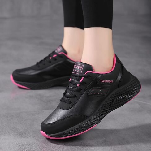 Women's Fashionable Casual Shoes - Round Toe, Flat Heel, Large Size - Suitable for Daily use or All Seasons in Kuwait