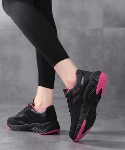 Women's Fashionable Casual Shoes - Round Toe, Flat Heel, Large Size - Suitable for Daily use or All Seasons in Kuwait