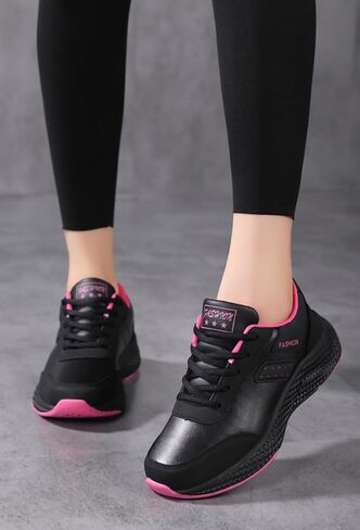 Women's Fashionable Casual Shoes - Round Toe, Flat Heel, Large Size - Suitable for Daily use or All Seasons in Kuwait