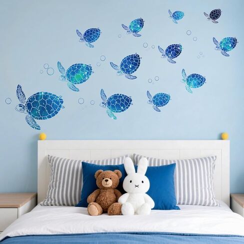 Forest Tree Wall Decals with Animals Kids Room Decor, Nature Theme Decorative Vinyl Decals with Foxes, Birds, Rabbit, Peel and Stick Wall Art Stickers, for Kids’Room, Playroom, Nursery, Bedroom in Saudi Arabia