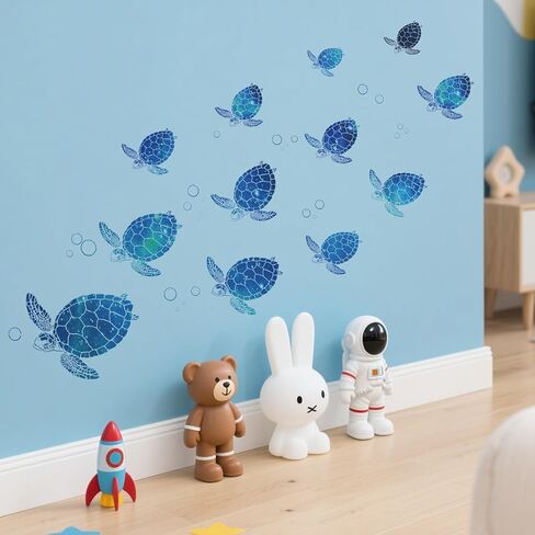 Forest Tree Wall Decals with Animals Kids Room Decor, Nature Theme Decorative Vinyl Decals with Foxes, Birds, Rabbit, Peel and Stick Wall Art Stickers, for Kids’Room, Playroom, Nursery, Bedroom in Saudi Arabia